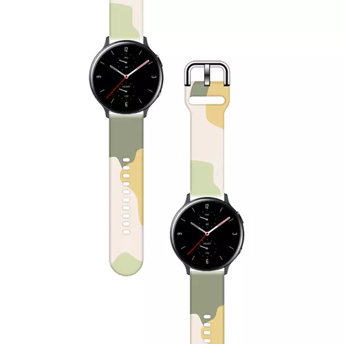 Okosóra szilikon szíj - Huawei Watch GT / GT2 / GT2 Pro (42 mm) - Strap Moro color 14 színes szilikon szíj (szíj szélesség: 20 mm)