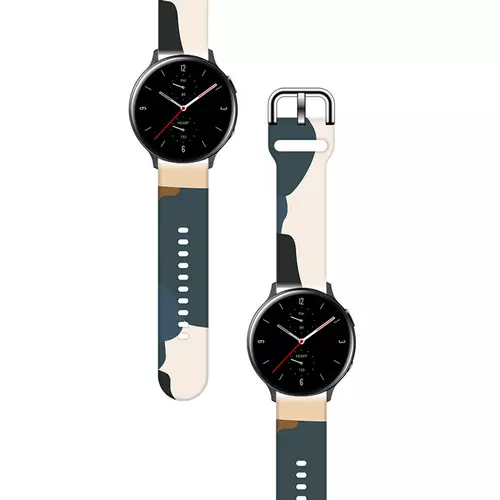 Okosóra szilikon szíj - Huawei Watch GT / GT2 / GT2 Pro (46 mm) - Strap Moro color 13 színes szilikon szíj (szíj szélesség: 22 mm)