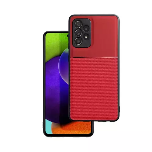 Samsung Galaxy A53 5G Telefontok - Elegance piros műanyag hátlap tok szilikon kerettel