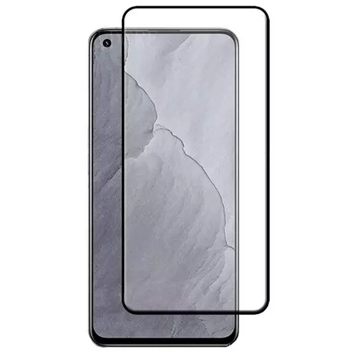 Xiaomi Redmi Note 11S Üvegfólia - fekete tokbarát Slim 3D üvegfólia