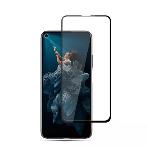 Honor 20 / Honor 20 Pro / Huawei nova 5T Üvegfólia  - Super kemény tokbarát fólia fekete kerettel