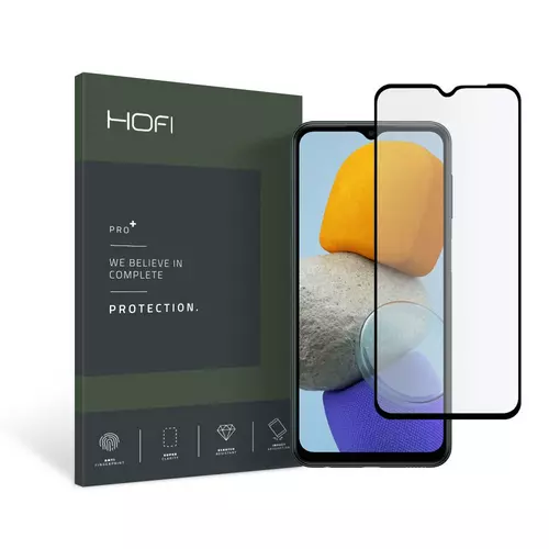 Samsung Galaxy M23 5G üvegfólia - fekete tokbarát Slim 3D üvegfólia
