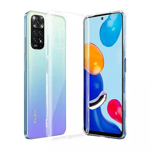Xiaomi Redmi Note 11S Telefontok - 2mm-es átlátszó szilikon hátlap tok