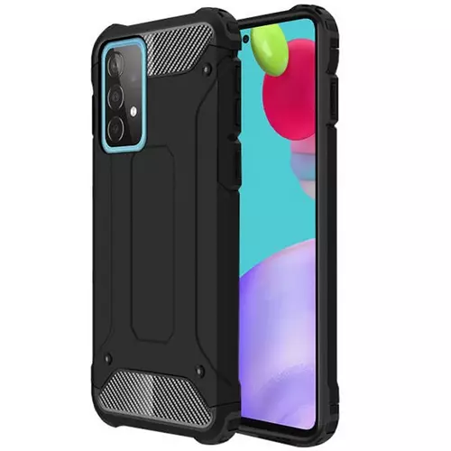 Samsung Galaxy A33 5G Telefontok - Defender II fekete ütésálló hátlap tok