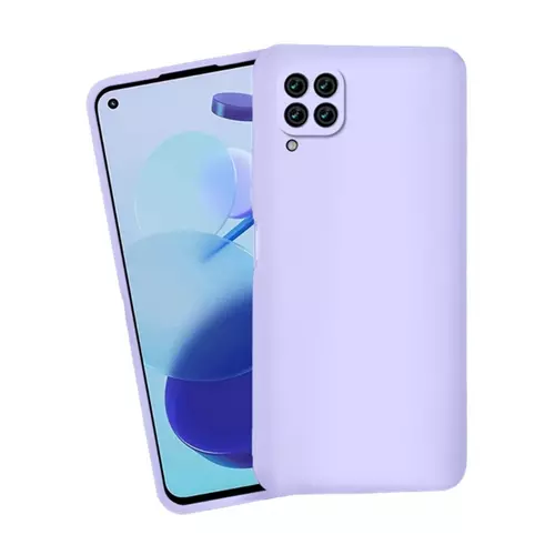 Telefontok Samsung Galaxy M12 - lila szilikon hátlap tok