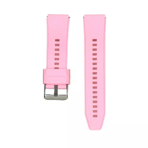 Okosóra szilikon szíj - Huawei Watch GT3 Pro (46 mm) - pink szilikon (22 mm) sima kialakítás