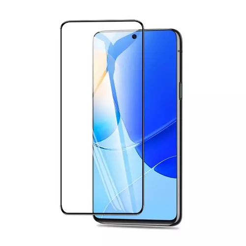 Huawei nova 9 SE Üvegfólia  - tokbarát Slim 3D üvegfólia fekete kerettel