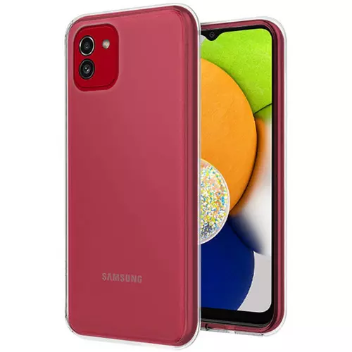 Samsung Galaxy A03 (A035F) Telefontok - átlátszó szilikon tok