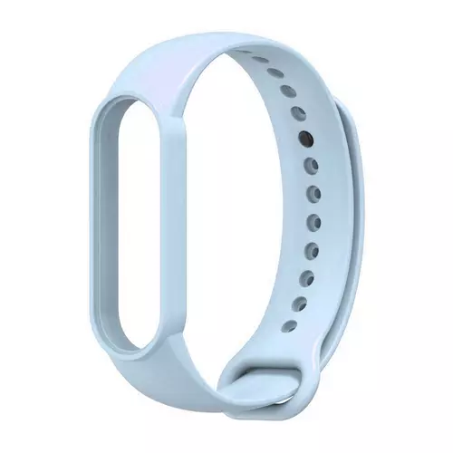 Okosóra szilikon szíj - Xiaomi Mi Smart Band 5 / 6 / 6 NFC / 7 - égkék szilikon szíj