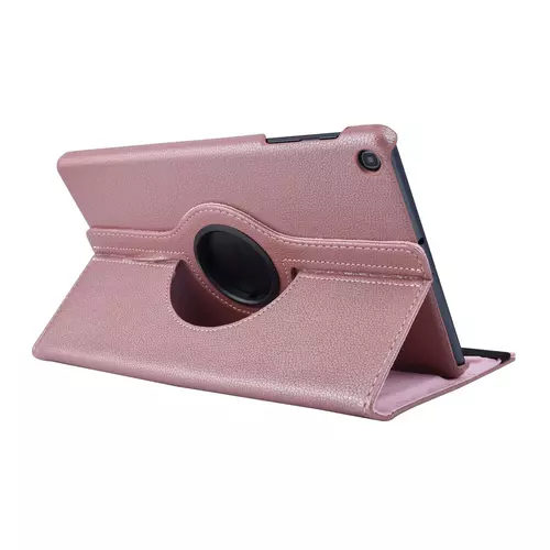 Samsung Galaxy Tab A 10.1 2019 Tablettok (SM-T510, SM-T515) - rose gold fordítható műbőr tablet tok