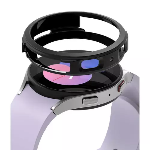 Védőkeret - Ringke Air - szilikon fekete védő keret - Samsung Galaxy Watch 5 Pro (45mm) okosórához