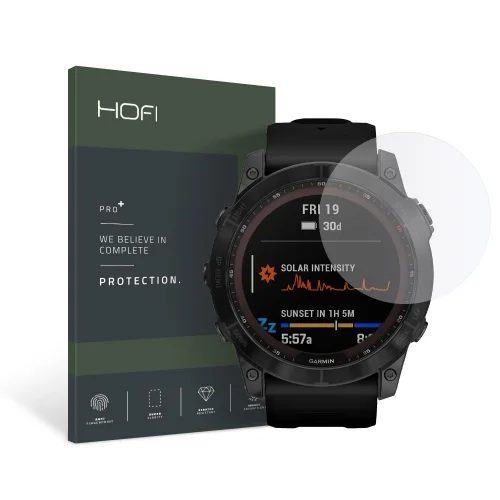 Okosóra üvegfólia - Garmin Fenix 7 okosóra üvegfólia - HOFI Glass Pro+ üvegfólia