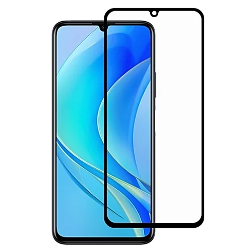 Huawei nova Y70 Üvegfólia  - Super kemény tokbarát fólia fekete kerettel