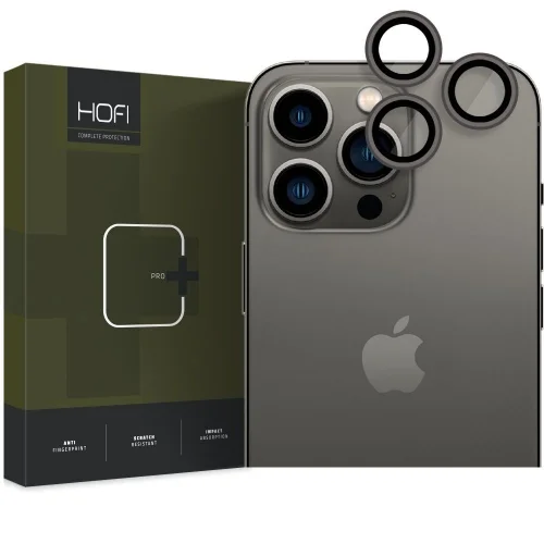 iPhone 14 Pro kameralencse védőkeret - HOFI kameralencse fekete védőkeret