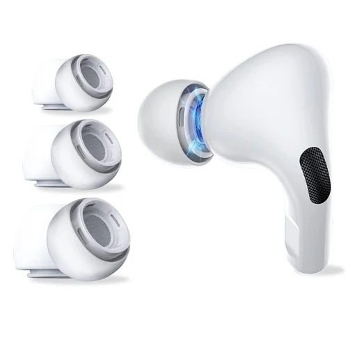TECH-PROTECT - fülhallgató gumiharang AirPods Pro 1/2: 3 pár szilikon, fehér