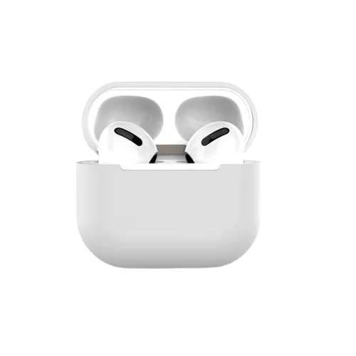 AirPods 1/2 tartó - fehér szilikon Airpods 1/2 tartó