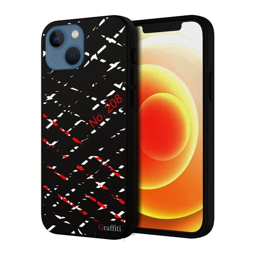 iPhone 14 Telefontok - Graffiti No. 208 mintás szilikon tok