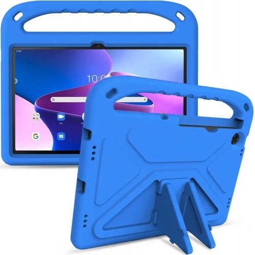 Lenovo Tab M10 Plus 10,6 coll Tablettok (3. gen, TB125FU, TB128XU) - Tech-Protect KidsCase - kék, kitámasztható tablet tok