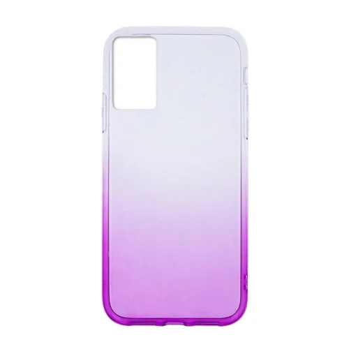 Realme 9i - Gradient Telefontok - átlátszó/lila átmenetes szilikon tok