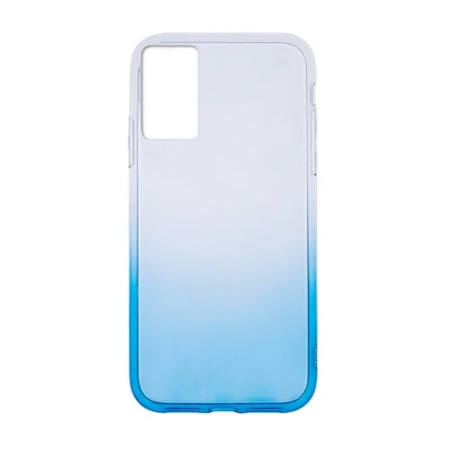 Oppo A96 Telefontok - Gradient - átlátszó/kék átmenetes szilikon tok