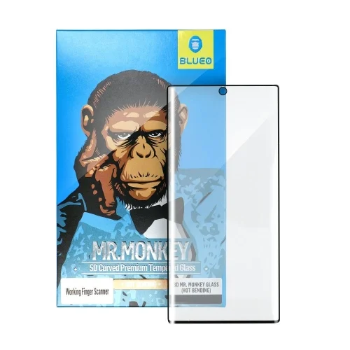 Samsung Galaxy A54 5G üvegfólia- Mr. Monkey 5D üvegfólia fekete kerettel