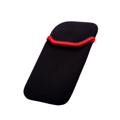Univerzális Tablettok - Neoprén beledugós, fekete tablet tok (7 coll, 19x14 cm)