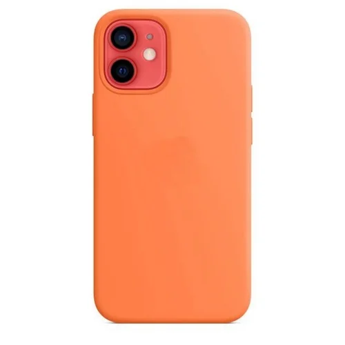 iPhone 12 mini Telefontok- narancssárga szilikon tok