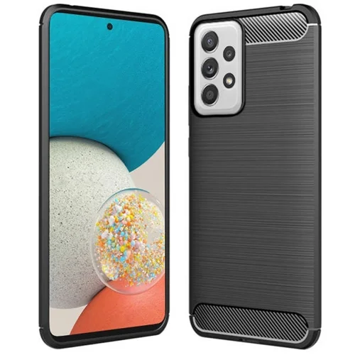 Samsung Galaxy A23 5G Telefontok - Forcell CARBON fekete szilikon tok