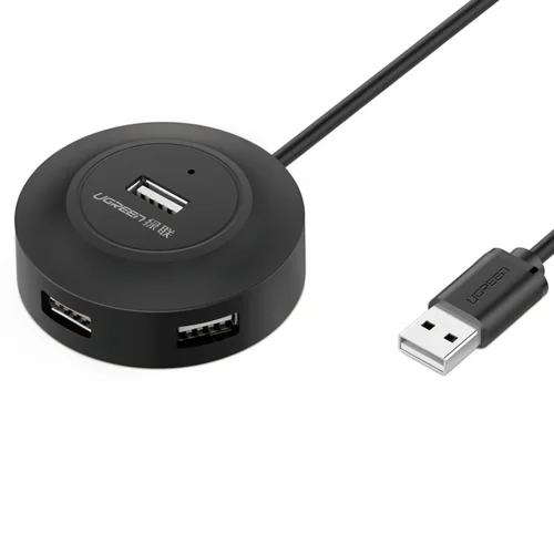 UGREEN CR106 HUB Adapter - 4xUSB porttal, fekete adapter