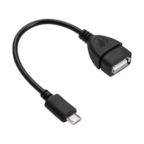 Akyga AD-09 Adapter - USB / MicroUSB adapter fekete