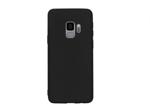 Samsung Galaxy S9 G960 Telefontok - fekete szilikon tok
