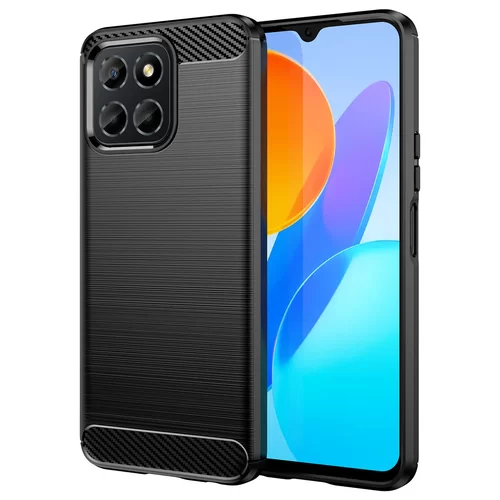 Honor X6 Telefontok - Carbon fekete szilikon tok