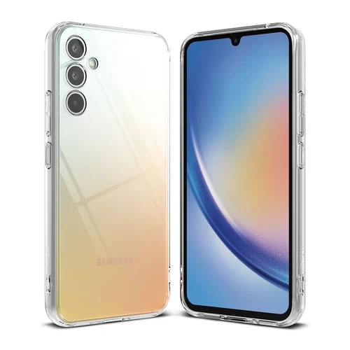 Samsung Galaxy A34 5G Telefontok - Ringke Fusion átlátszó hátlap tok