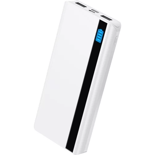 Pavareal PB80 Powerbank - fehér powerbank 2USB, 10000mAh, 2,4A