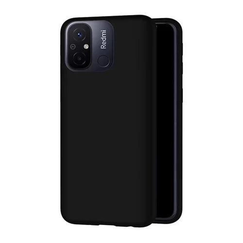Xiaomi Redmi 12C Telefontok - fekete szilikon tok