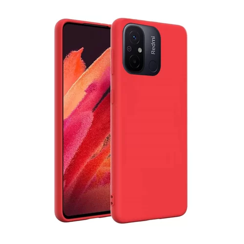 Xiaomi Redmi 12C Telefontok - piros szilikon tok