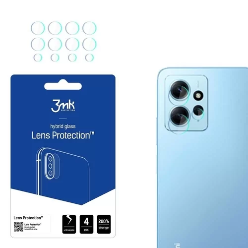 Xiaomi Redmi Note 12 4G / LTE Védőfólia - 3MK kamera flexibilis fólia (4x)
