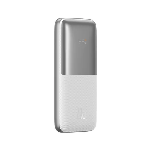 BASEUS Bipow Pro Powerbank - ezüst power bank 10000 mAh, LED kijelzővel