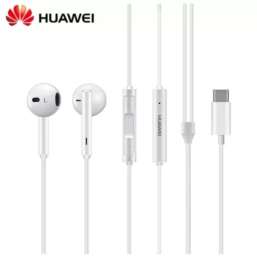 Huawei Headset  CM33 - fehér, stereo headset Type-C (USB-C) csatlakozóval