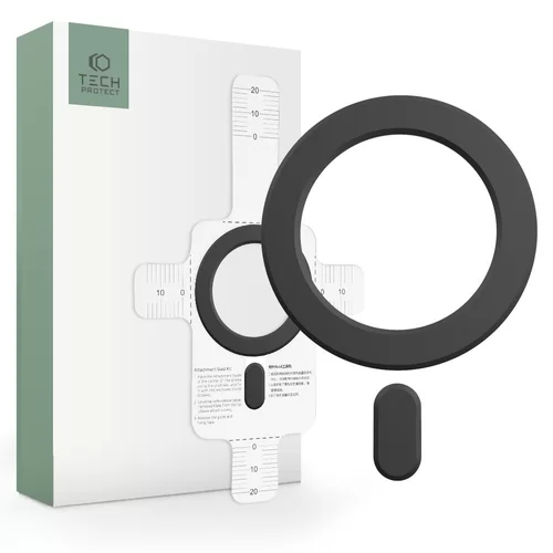 Tech- Protect Magmat - MagSafe univerzális mágneses gyűrű, fekete