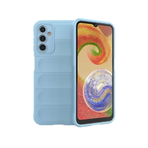 Samsung Galaxy A54 5G Telefontok - Pastel Armor - szürkéskék szilikon hátlap tok