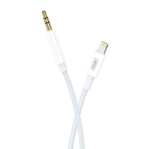 XO NB-R211A Adapter - Lightning - Jack (3,5mm) adapter fehér, 1m