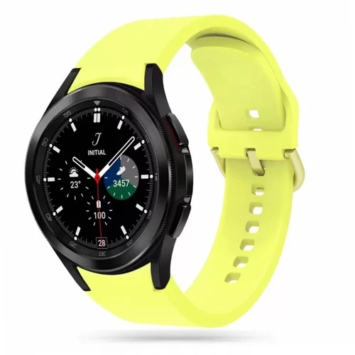 Okosóra szilikon szíj - Samsung Galaxy Watch6 / Watch6 Classic - sárga szilikon szíj