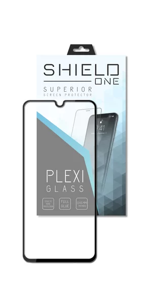 iPhone 13 Plexi fólia - ShieldOne Plexi kijelzővédő fekete kerettel