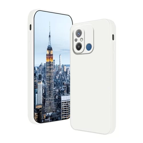 Xiaomi Redmi 12C Telefontok - fehér szilikon hátlap tok