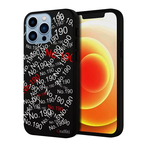 iPhone 15 Pro Telefontok - Graffiti No.190 mintás szilikon tok