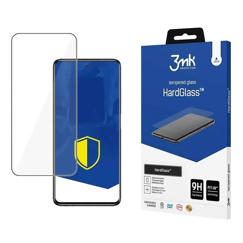 Xiaomi 13T Pro 5G Védőfólia - 3MK 0,3 mm fekete keretes üvegfólia