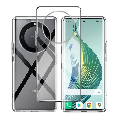 Honor Magic5 Lite Telefontok - átlátszó szilikon tok