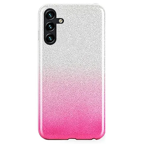 Samsung Galaxy A55 5G Telefontok - Ezüst / pink Shiny tok