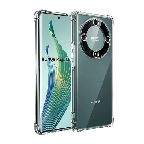 Honor Magic6 Lite Telefontok - Ütésálló átlátszó hátlap tok